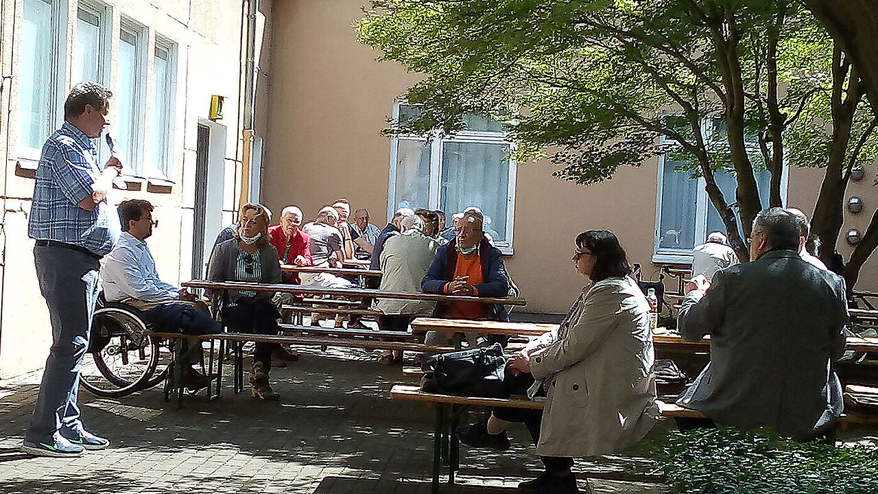  Begrüßung der Gäste. Foto: DBwV/Graffmann