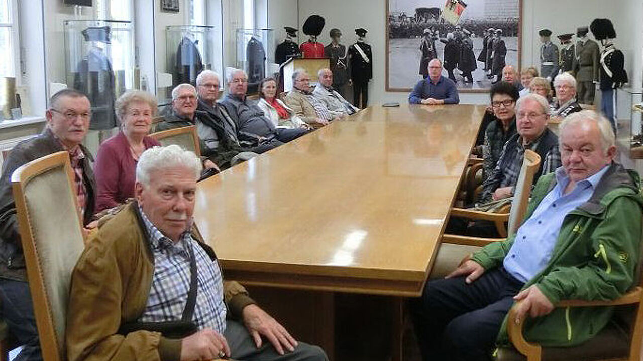 Im Traditionsraum des Wachbataillon (Foto: PRIVAT/Joachim Elsner)