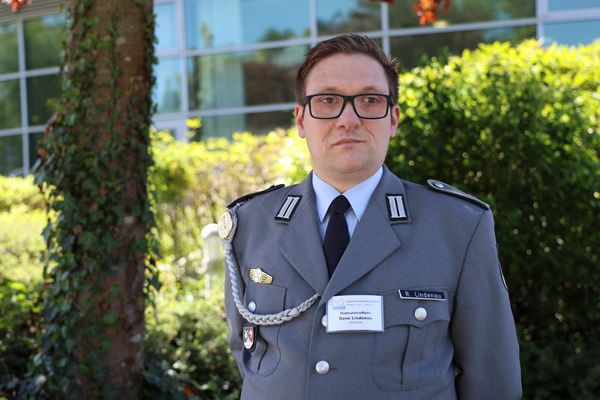 Stabsunteroffizier Rene Lindenau, Vorsitzender der TruKa Minden. Foto: DBwV