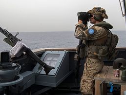 Ein deutscher Soldat im UNIFIL-Einsatz. Foto: Pasqual Gorriz/UN