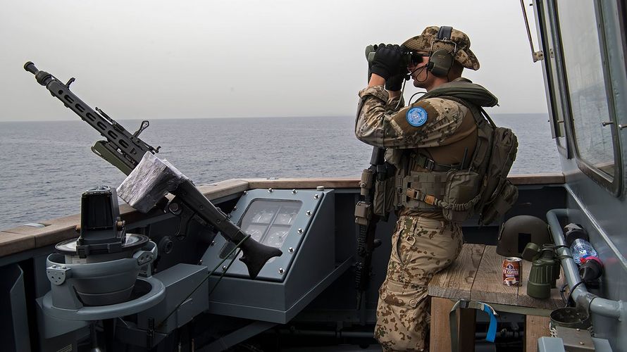 Ein deutscher Soldat im UNIFIL-Einsatz. Foto: Pasqual Gorriz/UN