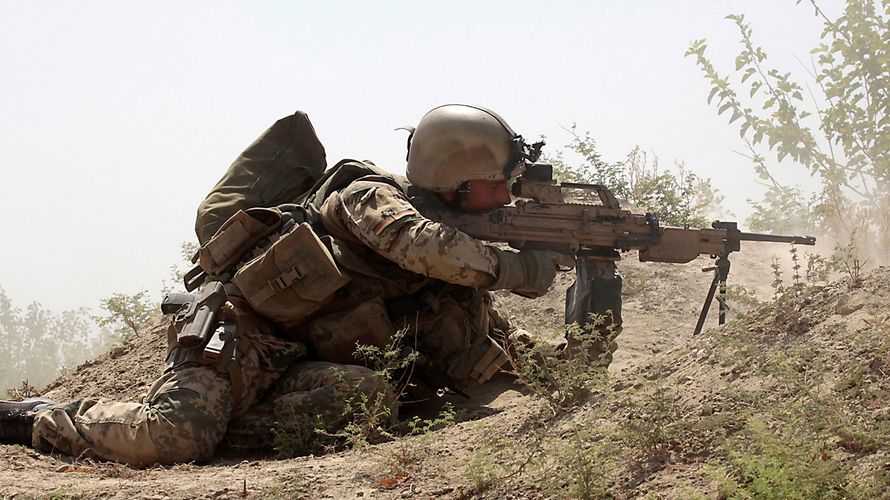 Deutscher Soldat in Afghanistan. Auch die Ausbildungsmission wurde verlängert