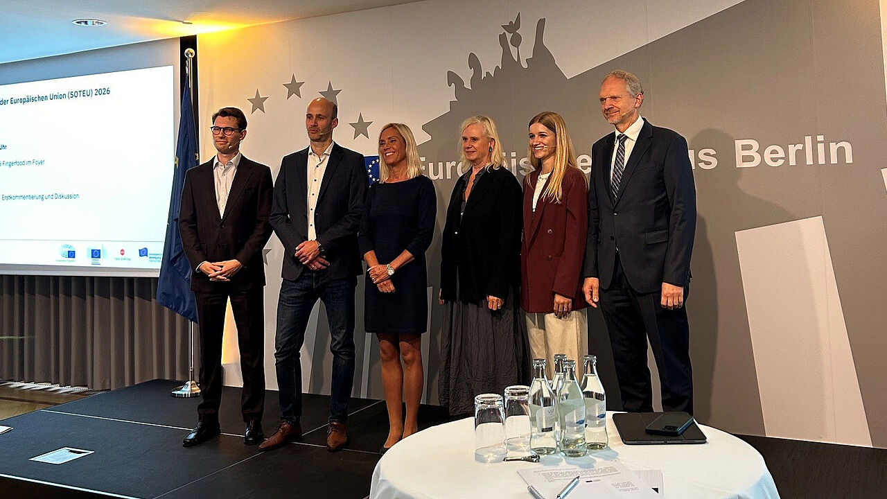 Im Europäischen Haus in Berlin wurden die politischen Schwerpunkte der EU-Kommission für das kommende Jahr beleucht