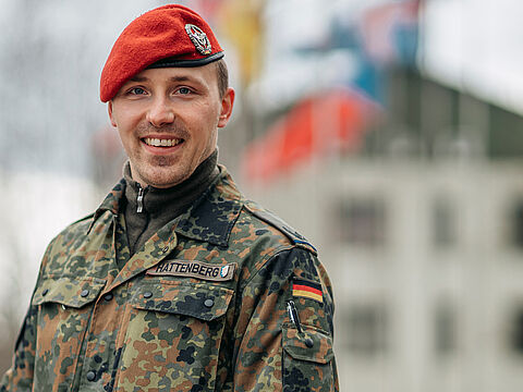 „Ich wollte machen, was wirklich zählt“, sagt Patrick Hattenberg. Foto: DBwV/Frank Jungbluth