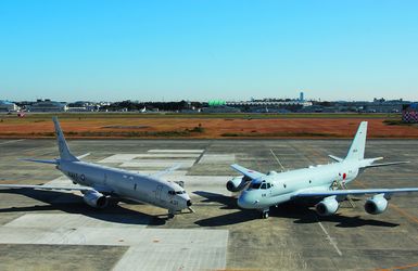 Boeing P-8A und Kawasaki P-1 auf dem japanischen Marinestützpunkt Atsugi. Foto: U.S. Navy