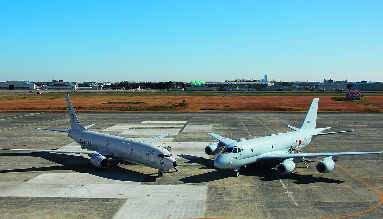 Boeing P-8A und Kawasaki P-1 auf dem japanischen Marinestützpunkt Atsugi. Foto: U.S. Navy