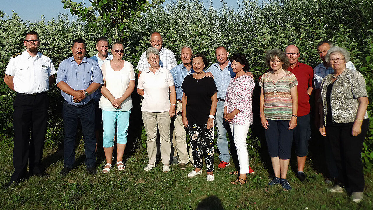 Teilnehmer des Sommerfestes in Stralsund. Foto: DBwV/Müller