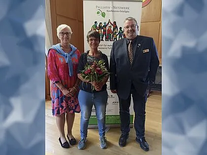 Unter dem Vorsitz von Friedel Wegner engagierte sich die Kameradschaft ERH erneut für das Palliativ-Netzwerk Kaufbeuren-Ostallgäu und veranstaltete dazu einen Informationsnachmittag mit Sonja Hujo. Foto: Friedel Wegner