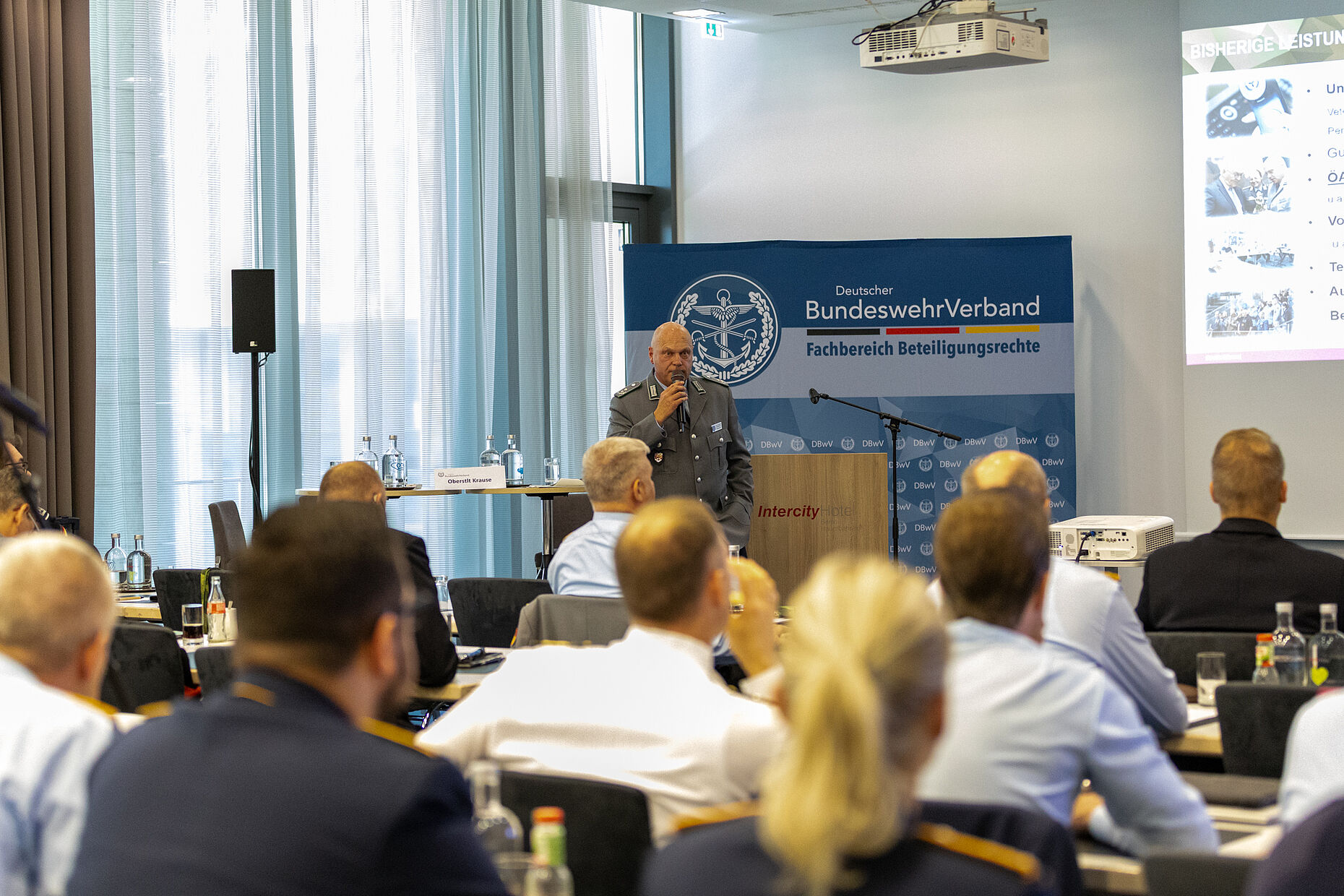 Oberstleutnant Michael Krause leitet seit Januar 2024 das Veteranenbüro der Bundeswehr. Foto: DBwV/Eva Krämer