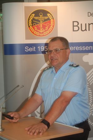 Andreas Brandes sprach zur Verbandspolitik Foto: DBwV