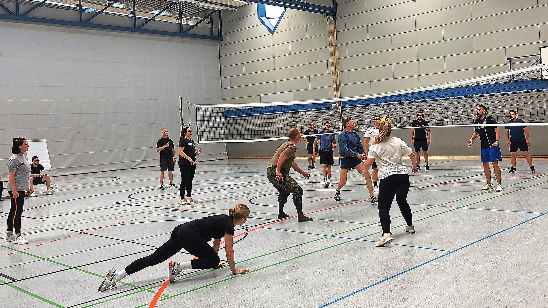 Teilweise tolle Ballwechsel konnten in den Spielen beobachtet werden. Foto: DBwV/Wontka