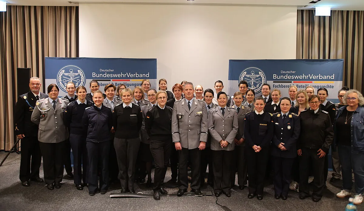 Rund 50 Teilnehmerinnen trafen sich zur Tagung der Gleichstellungsbeauftragten und Gleichstellungsvertrauensfrauen in Berlin. Foto: DBwV/Eva Krämer