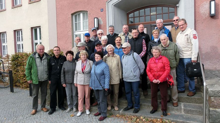 Teilnehmer der KERH beim Besuch der Polizei in Neubrandenburg. Foto:KERH/Elsner