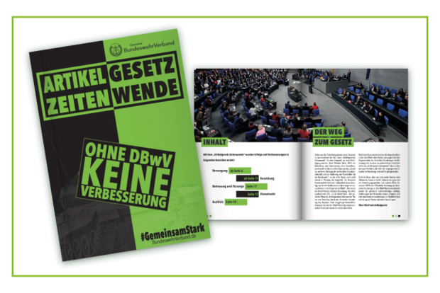 Broschüre zum Artikelgesetz Zeitenwende