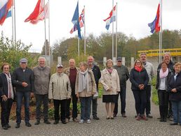 Die Mitglieder KERH Unterer Niederrhein informierten zur Entwicklung des Luftwaffenstandortes Kalkar/Uedem Foto: Bundeswehr