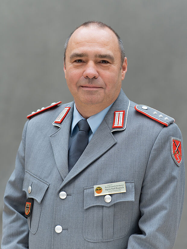 Hauptmann Ralf Baasch, Landesvorsitzender 