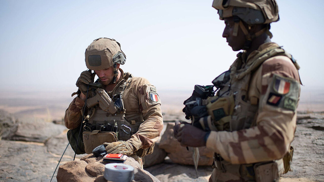 Neuausrichtung im Anti-Terror-Kampf in der Sahel-Zone: Frankreich will einen Großteil seiner Truppen aus Mali abziehen. Foto: Etat-major des armées