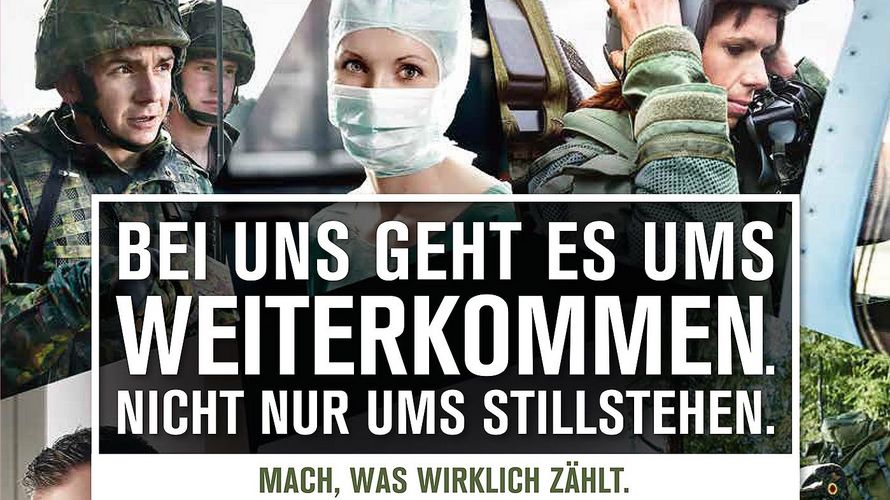 Die Bundeswehr wirbt für sich als Arbeitgeber. Foto: Bundeswehrkarriere