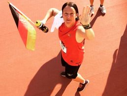 "Der Sport stellt Vertrauen wieder her" - Hauptfeldwebel Steffi Matz bei den Invictus Games in Toronto. Foto: privat