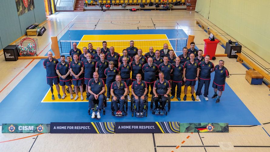 Gut vorbereitet: Die Teilnehmer der Invictus Germany 2024 im Mai im Trainingslager in der Sportschule Warendorf. Foto: Bundeswehr/Sportschule Warendorf