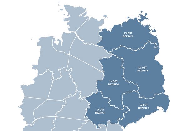 Bezirke des Landesverbandes Ost