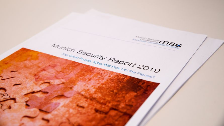 Im Vorfeld der Münchner Sicherheitskonferenz wurde der "Munich Security Report" vorgestellt. Foto: DBwV/Bombeke