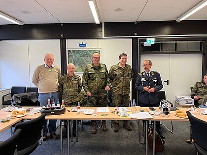 Die Truppenkameradschaft beim Unterstützungskommando Bw wählte zum Jahresauftakt ihren neuen Vorstand. Foto: TruKa UStgKdoBw    