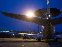 Von der Basis in Konya operiert die Nato mit Awacs-Aufklärungsflugzeugen (hier ein Archivbild). Der Einsatz ist Teil der Allianz gegen die Terrormiliz IS Foto: Bundeswehr