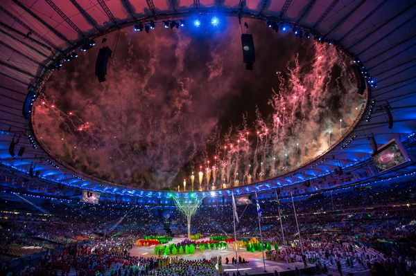 Schlussfeier bei den Olympischen Spielen in Rio 2016. Auch nach der aktiven Karriere bietet die Bundeswehr für Sportler gute Perspektiven Foto: Bundeswehr
