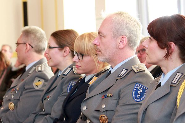 Unter den Gästen waren Soldaten aus Dienststellen der Bundeswehr und Kameradschaften des DBwV rund um München. Foto: DBwV / Ingo Kaminsky