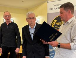 In Bremervörde, v.l.n.r.: Heiko Prachtel, Hartmut Kotsch und Jörg Sorge. Foto: LV Nord 