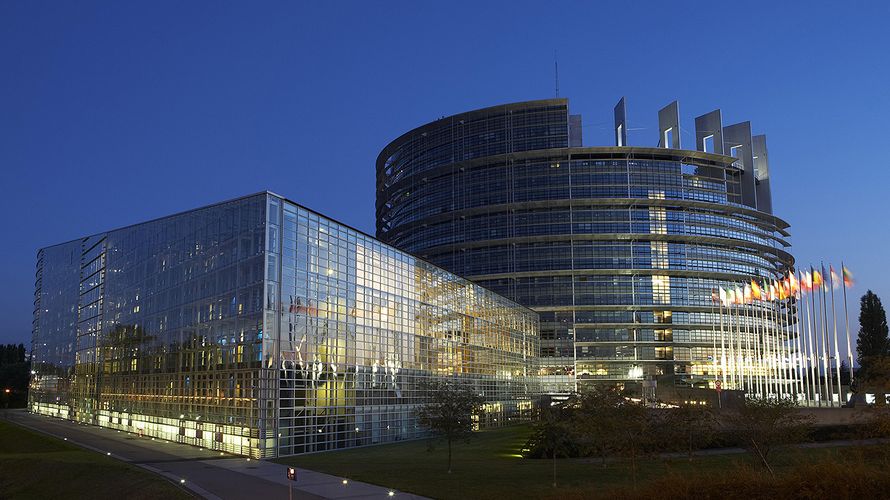 Das Europaparlament in Straßburg. Foto: picture alliance/imageBROKER