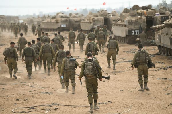 Israel hatte starke Truppenverbände rund um den Gazastreifen zusammengezogen. Foto: X/@IDFSpokesperson