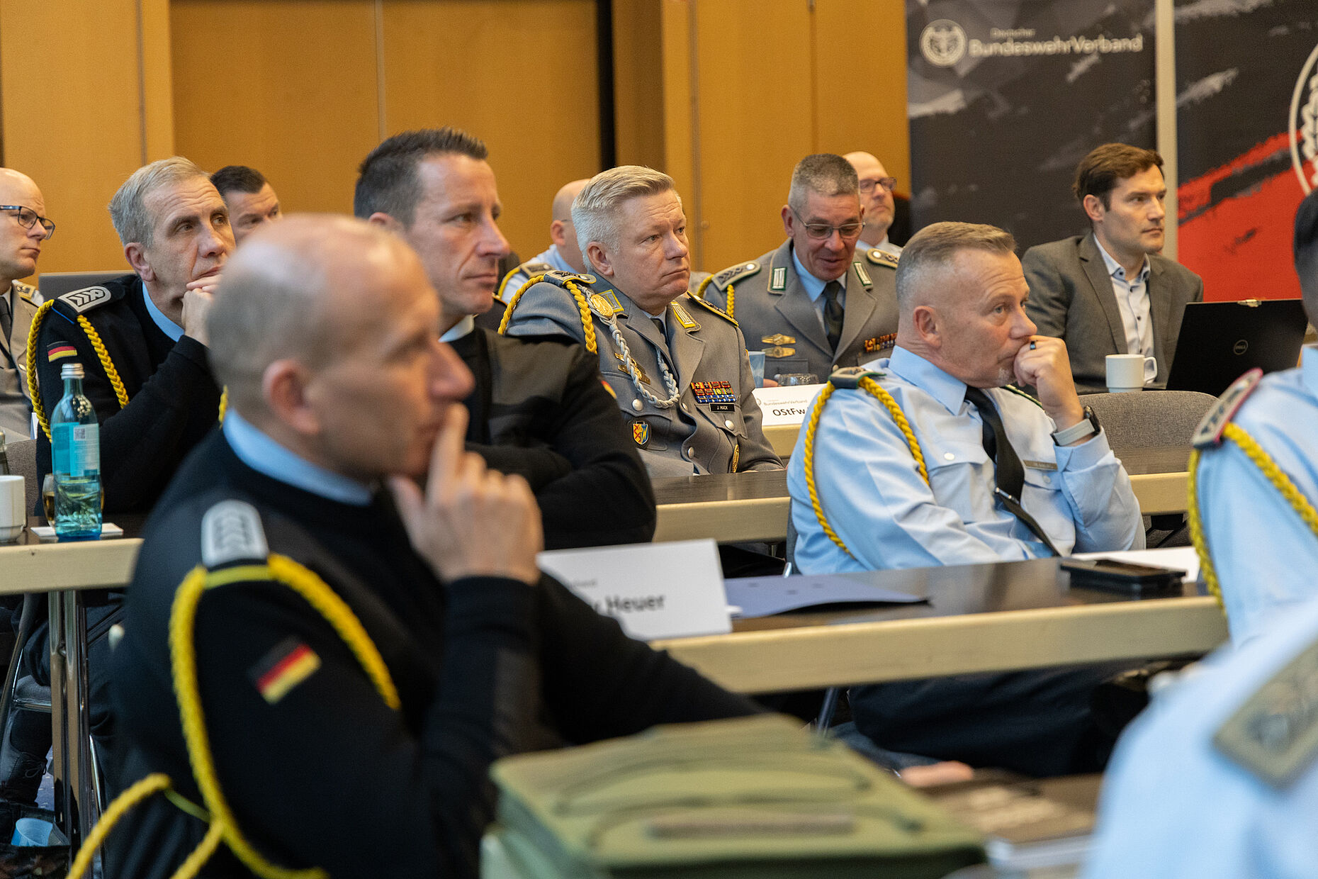 40 Kompaniefeldwebel trafen sich zur Tagung in Potsdam. Foto: DBwV/Sarina Flachsmeier