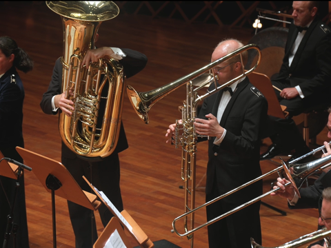 Das Online-Konzert des Siegburger Musikkorps der Bundeswehr ist eine musikalische Geste des Dankes und der Verbundenheit. Foto: Screenshot