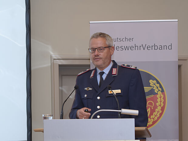 Oberstleutnant i.G. Dr. Detlef Buch. Foto: DBwV/Ingo Kaminsky
