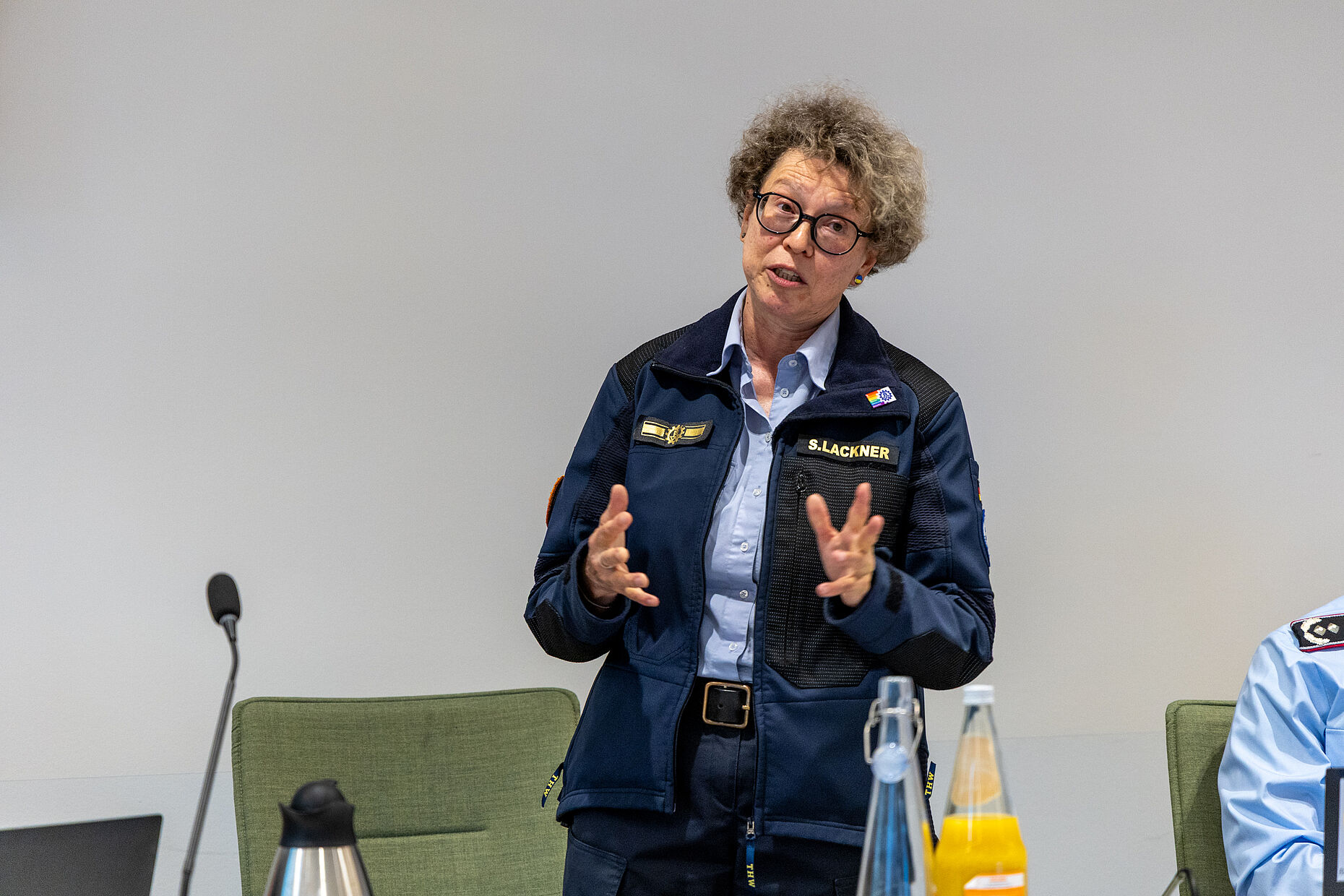 Sabine Lackner ist seit 2023 Präsidentin des THW. Foto: DBwV/Sarina Flachsmeier