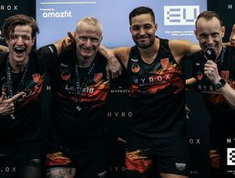Die Mannschaft des Ausbildungskommandos (vlnr) Hauptfeldwebel Patrick Haugk, Oberstleutnant Marko Ahnert, Oberstleutnant Hercules Riemann, Oberstleutnant Fabian Fuhrmann. Foto: Sportfotograf