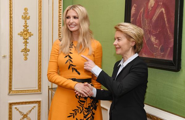 Verteidigungsministerin Ursula von der Leyen (r.) mit der wohl schillerndsten Teilnehmerin der MSC: Ivanka Trump, Tochter des US-Präsidenten. Foto: dpa