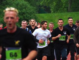 Zieleinlauf beim Hamburger Solidaritätslauf 2015. Foto: Henning/DBwV