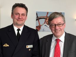 Marco Thiele (l.) und Hans-Peter Bartels (r.). Foto: DBwV