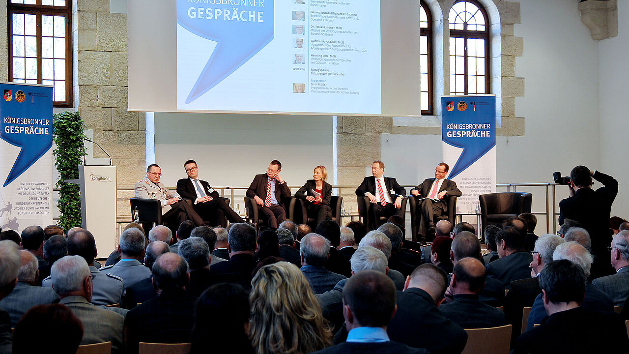 Archivbild: Die „Königsbronner Gespräche“ in der Hammerschmiede 2015. Foto: DBwV