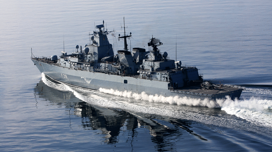 Die Fregatte "Mecklenburg-Vorpommern" war schon 2016 bei der Operation "Sophia" in den Gewässern zwischen Italien und Libyen im Einsatz. Foto: Bundeswehr/Schönbrodt