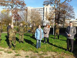 DBwV-Bundesvorsitzender André Wüstner (re. vorn) tauschte sich mit den Bonner Mandatsträgern aus. Foto: StoKa Bonn