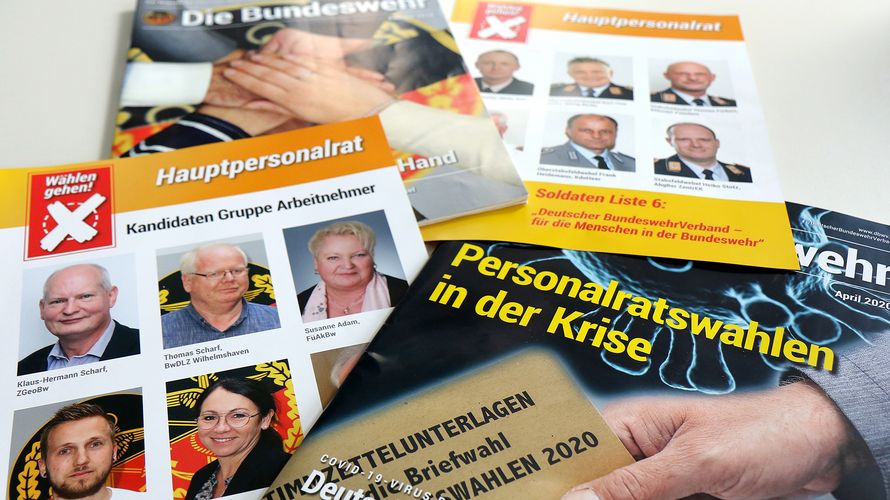 Der DBwV bleibt auch unter Pandemiebedingungen sichtbar - das gilt auch und erst recht für die Personalratswahlen. Machen Sie von Ihrem Stimmrecht Gebrauch! Foto: DBwV/Mika Schmidt