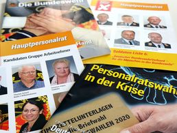 Der DBwV bleibt auch unter Pandemiebedingungen sichtbar - das gilt auch und erst recht für die Personalratswahlen. Machen Sie von Ihrem Stimmrecht Gebrauch! Foto: DBwV/Mika Schmidt