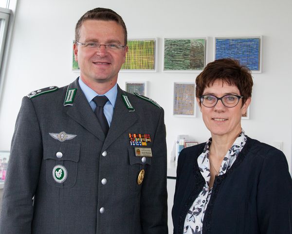 DBwV-Vorsitzender André Wüstner traf Annegret Kramp-Karrenbauer bereits im Herbst vergangenen Jahres zu ihrer Zeit als CDU-Generalsekretärin. Foto: CDU