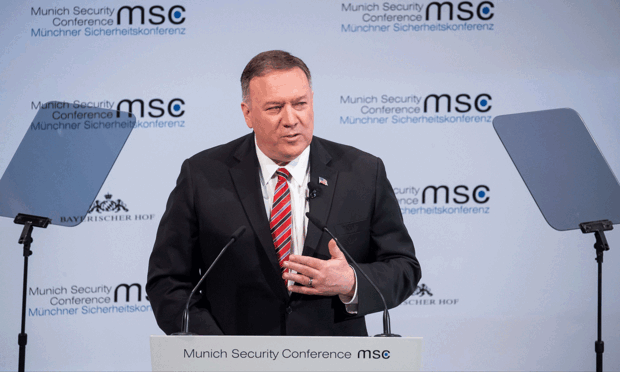 US-Außenminister Mike Pompeo. Foto: MSC