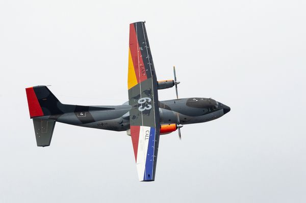 Mit einer Sonderlackierung ist die "Retro-Brummel" unterwegs. Foto: Bundeswehr/Volker Muth