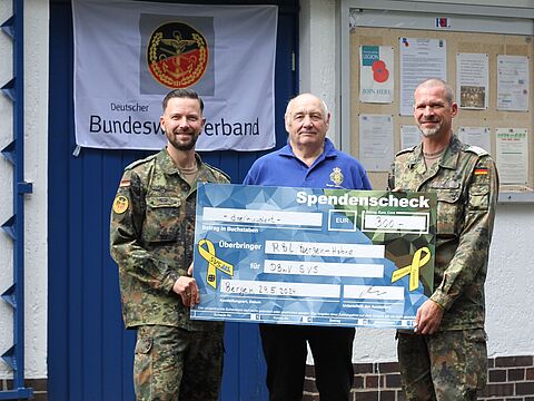 v.l.: Lars Schunack, Keith Orton und Nico Engel. Foto: DBwV